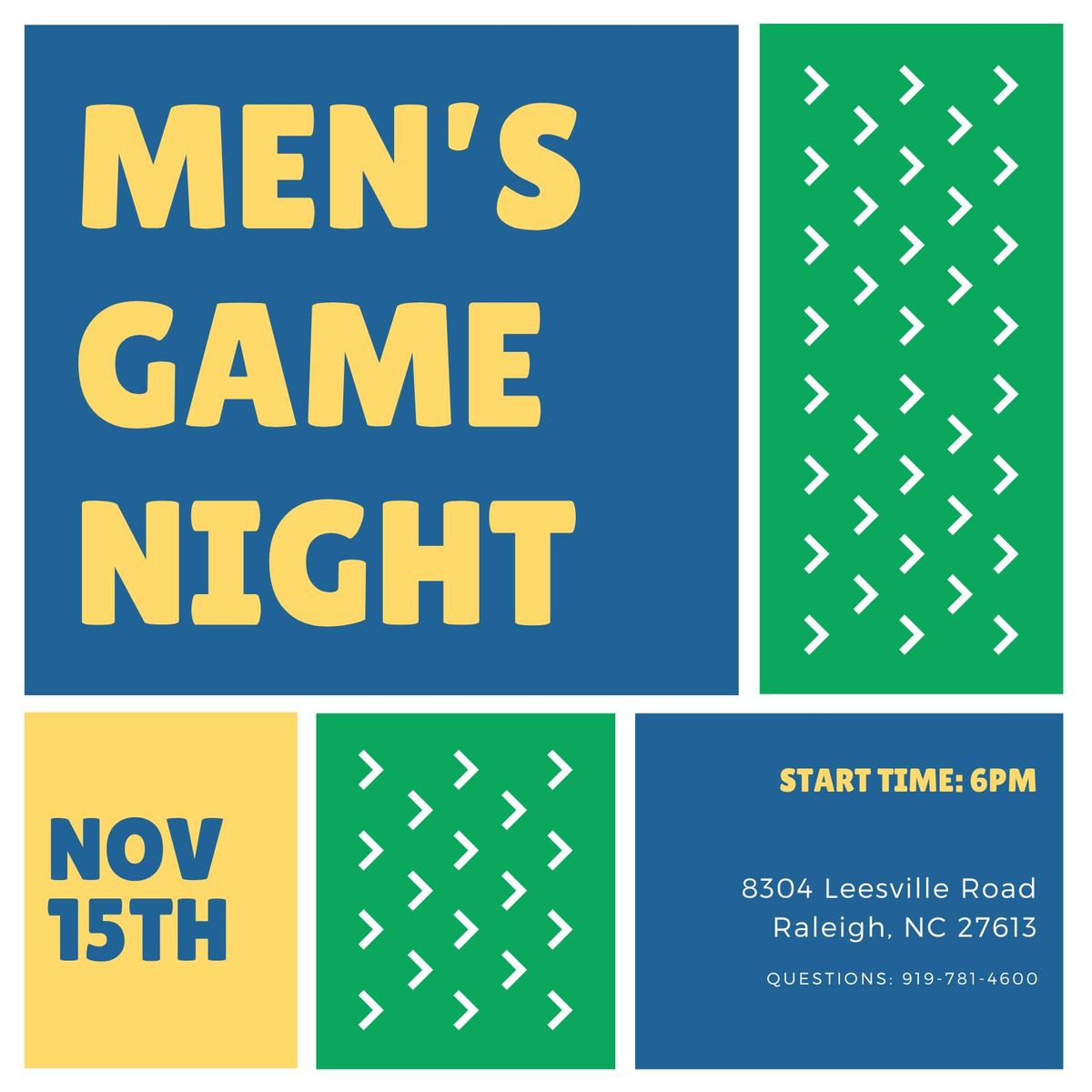 Men's Game Night