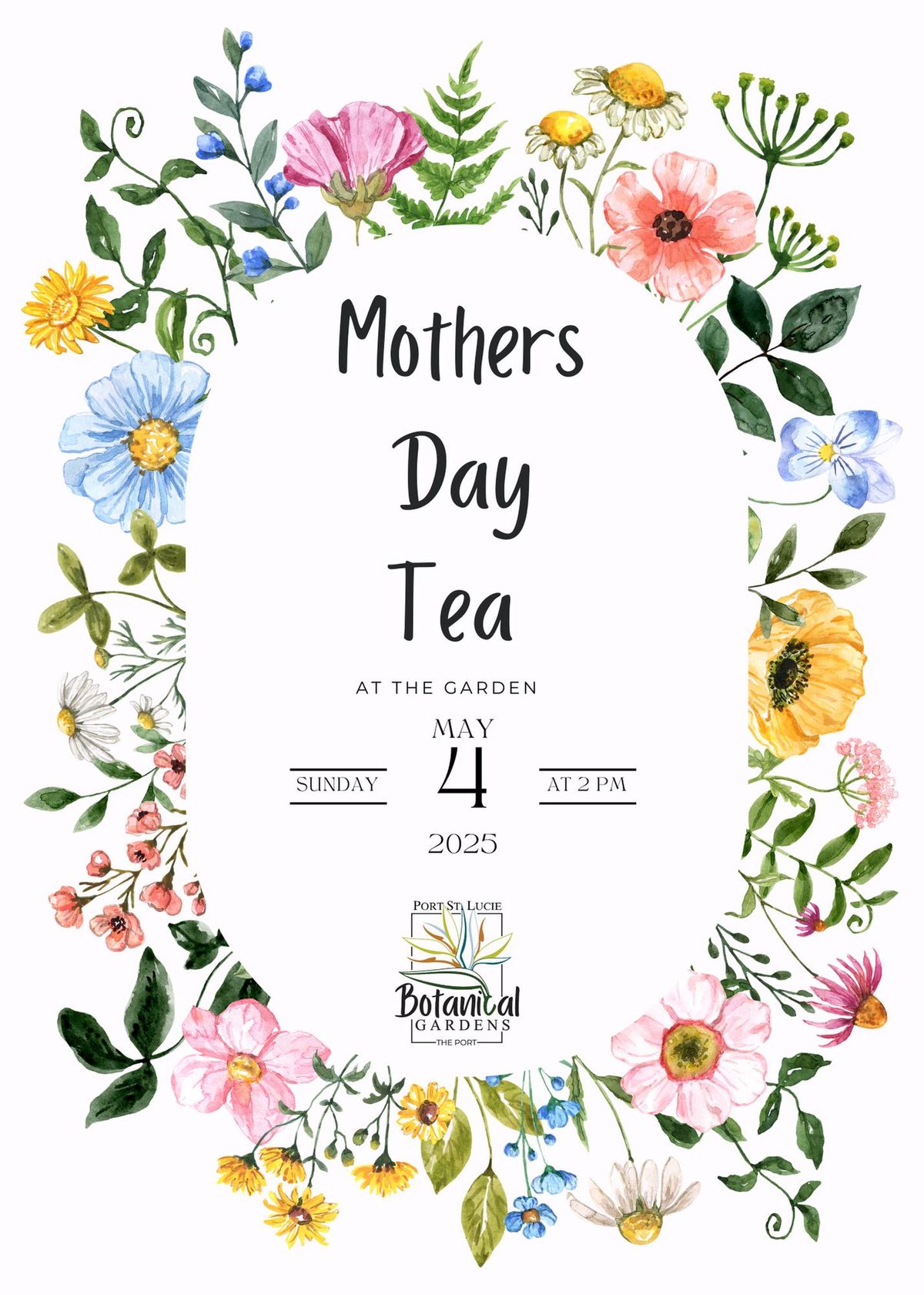 Mothers Day Tea at The Garden 