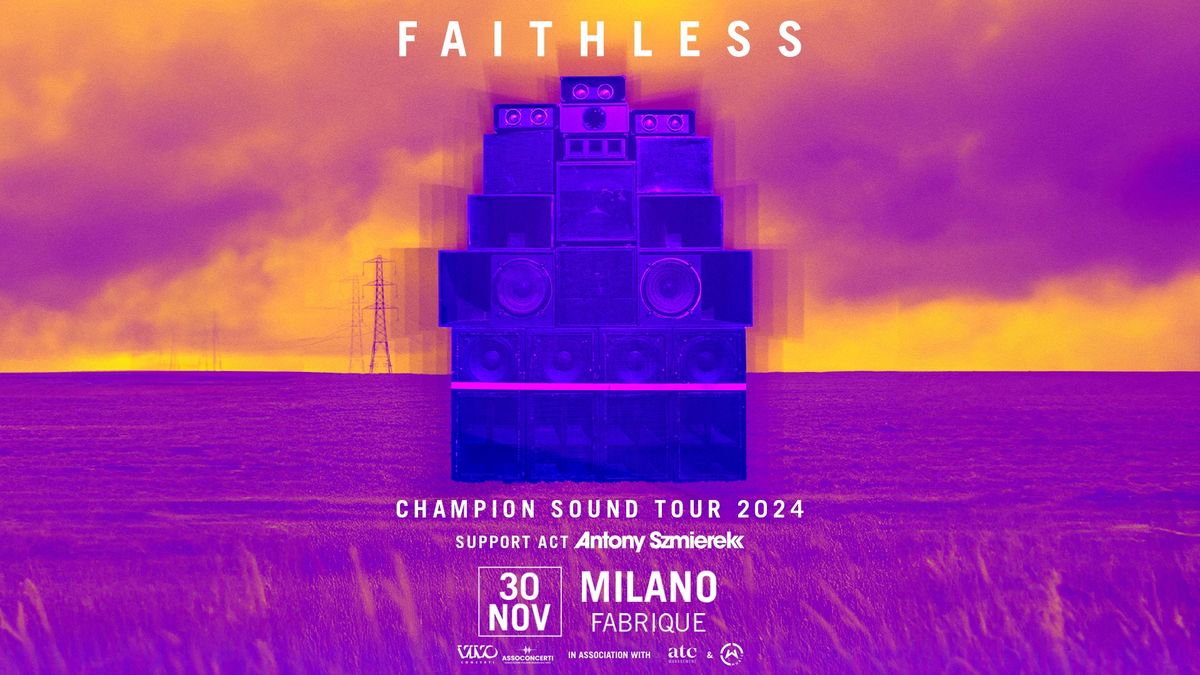 Faithless dal vivo a Milano