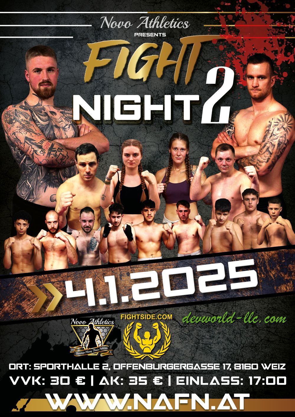 Novo Athletics Fight Night 2