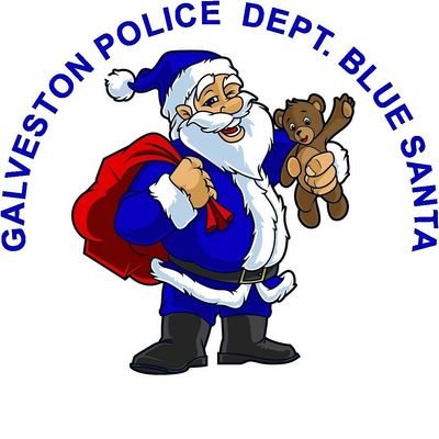 Galveston PD Blue Santa
