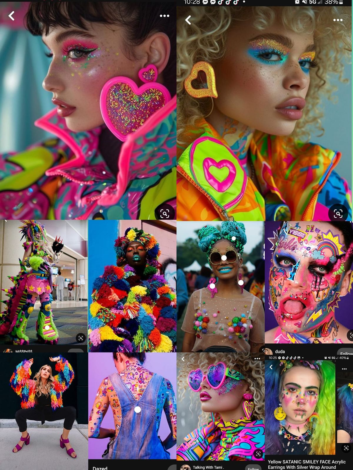 Lisa Frank style photo shoot