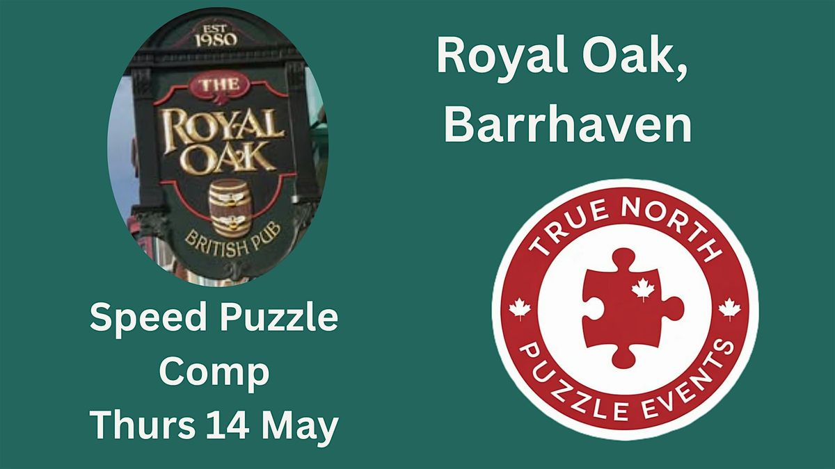 Speed Puzzle Competition, Barrhaven - May 14, 2026