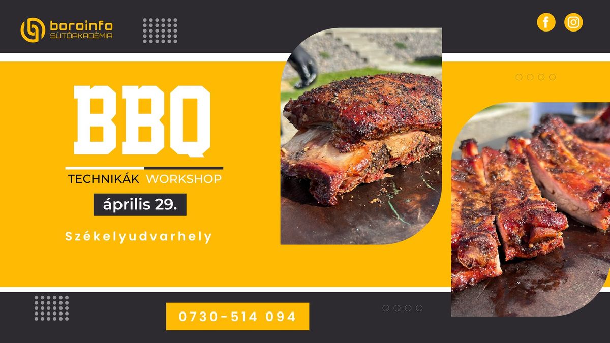 BBQ technik\u00e1k workshop 