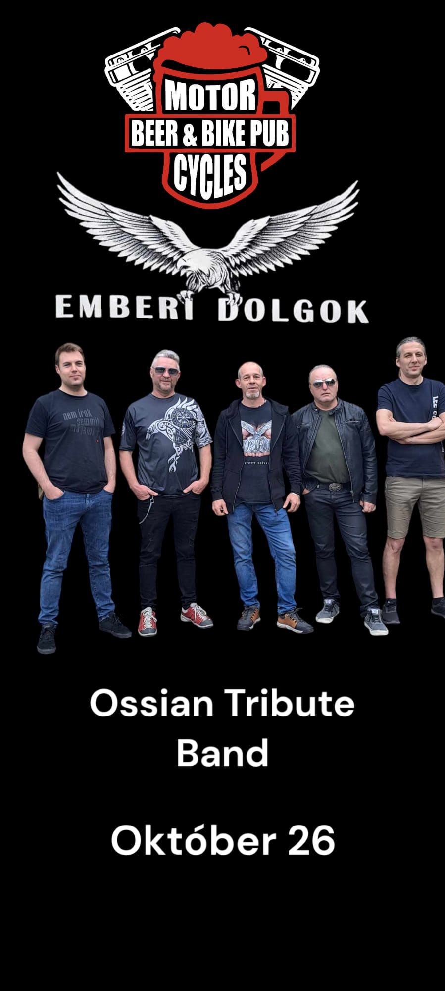 EMBERI DOLGOK Ossian Tribute Band 