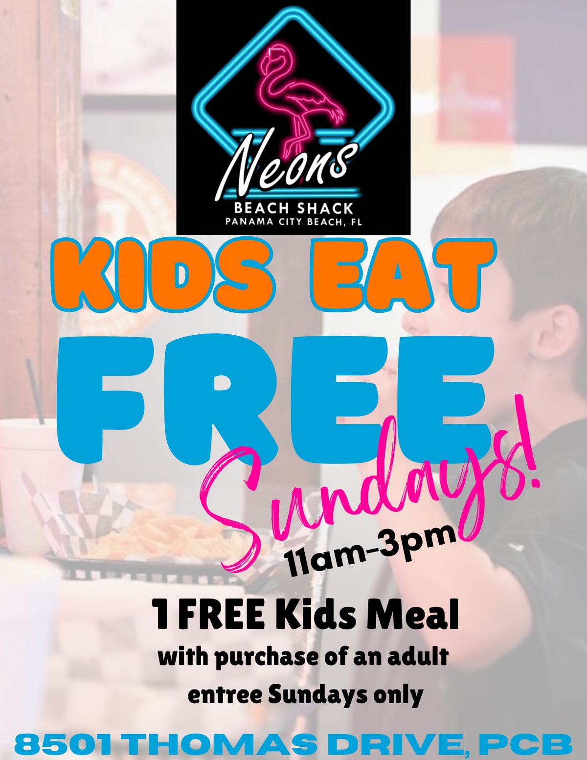 Kids Eat Free Sundays 