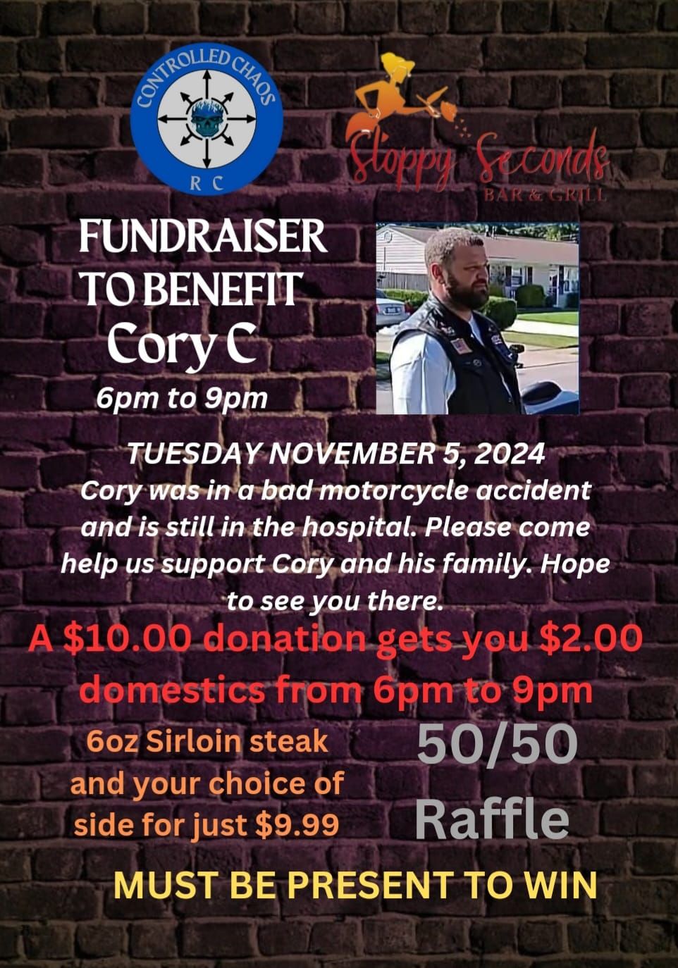 Benefit For Cory Crawford