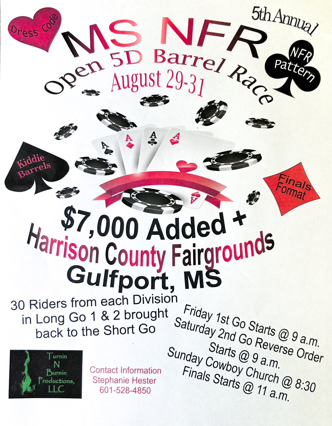 5th Annual MS NFR 5D Barrel Race $7000+ Added