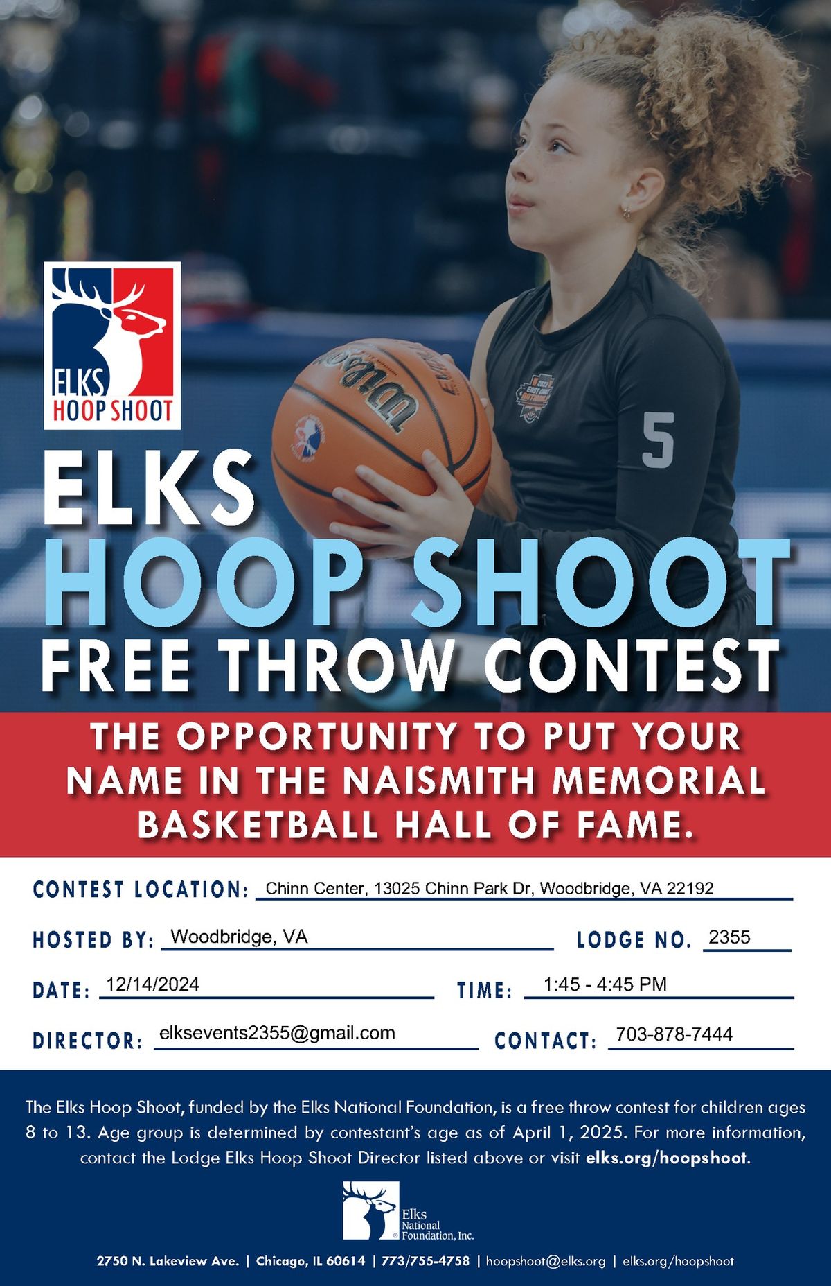 Elks Hoop Shoot Free Throw Contest