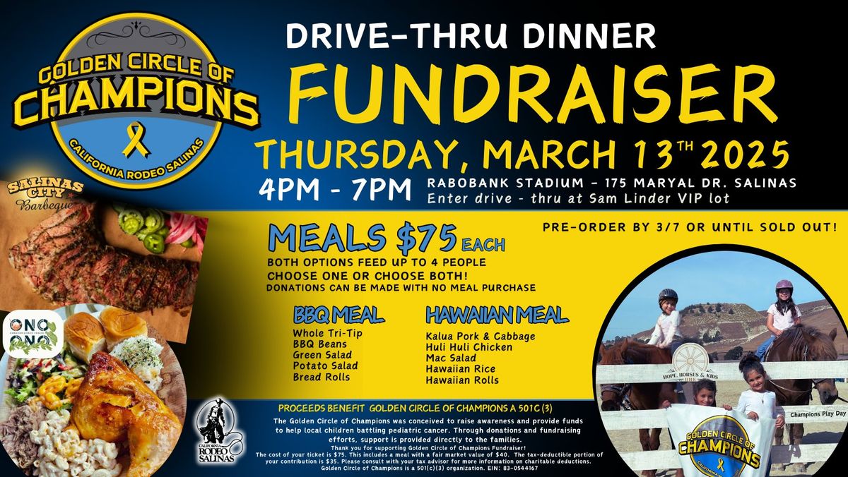 Golden Circle of Champions Drive-thru Dinner Fundraiser 