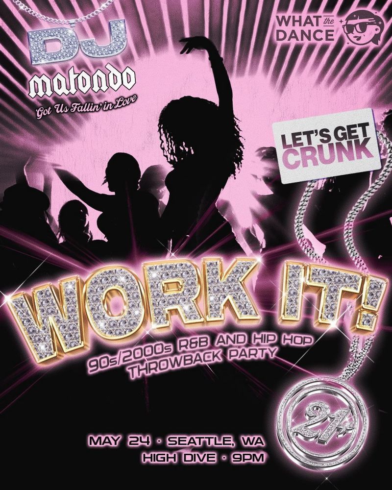 Work It! 90s\/2000s R&B and Hip Hop Party