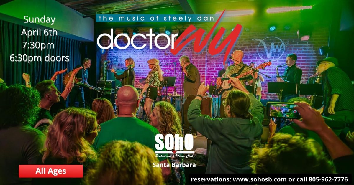 Doctor Wu - the Music of Steely Dan Returns to SOhO Santa Barbara