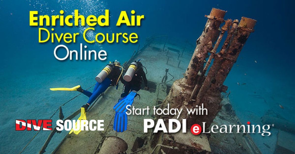 Dive Source PADI Nitrox Diver Specialty Course