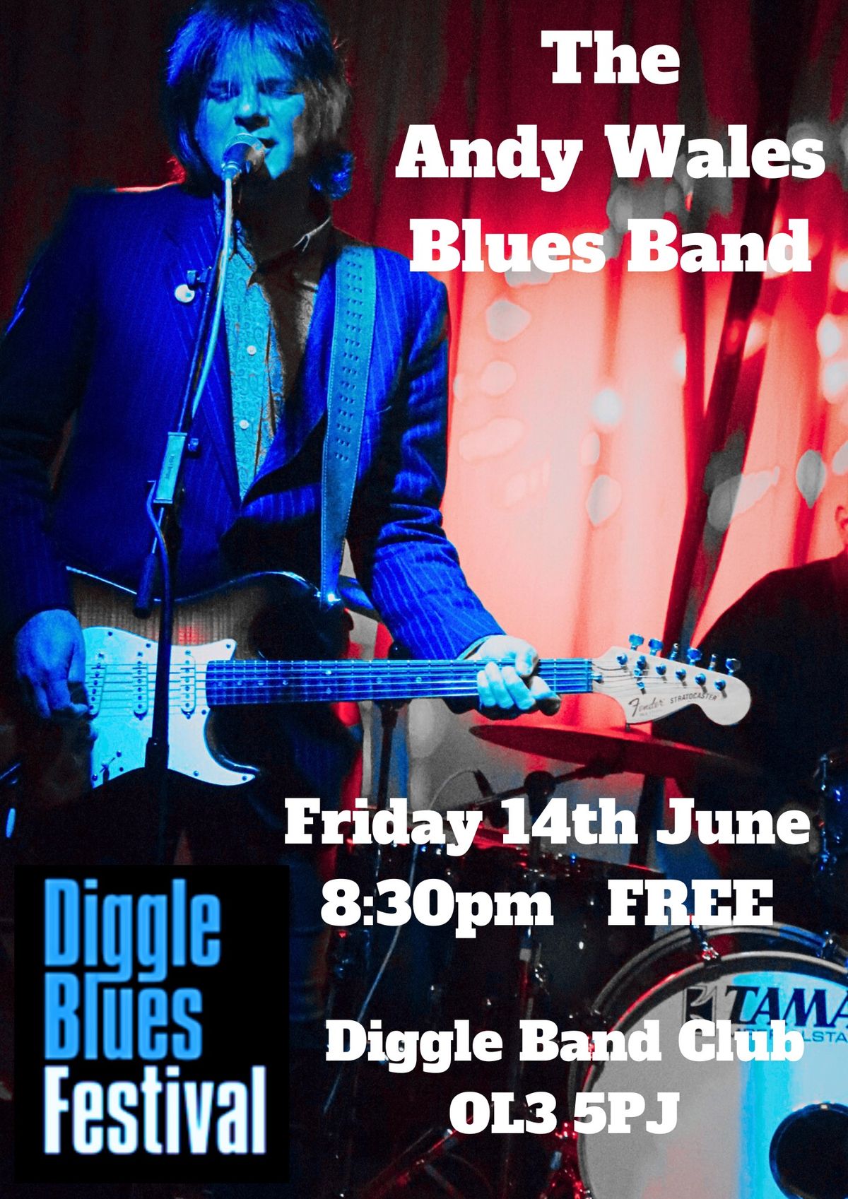 The Andy Wales Blues Band - Live at Diggle Band Club (Diggle Blues Festival)