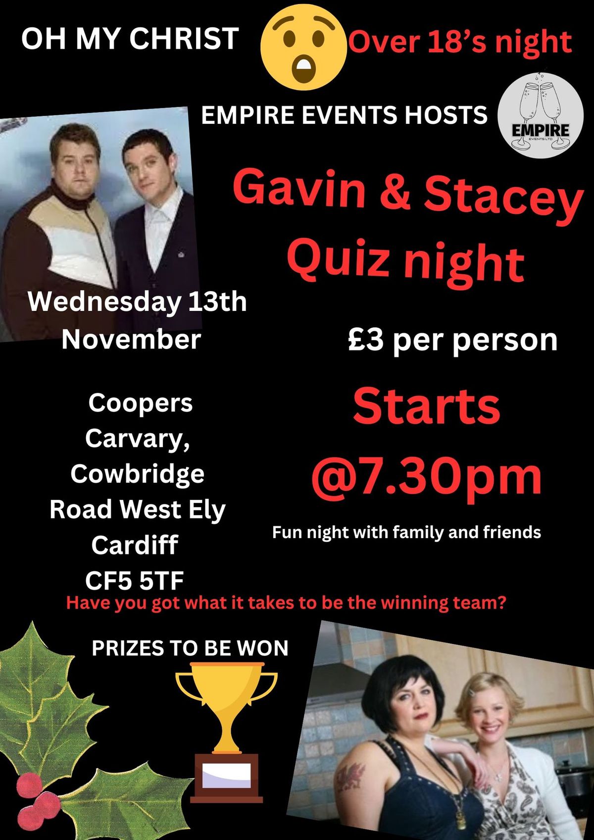 Gavin and Stacey Quiz Night