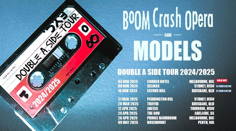 Boom Crash Opera & Models 26 APR 2025 PRINCE BANDROOM ST.KILDA VIC