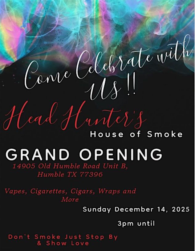 Headhunter Smoke Shop Grand Opening