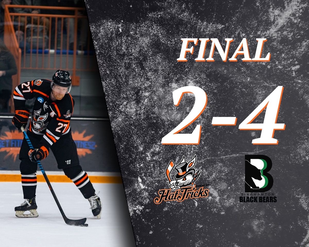 Danbury Hat Tricks vs. Binghamton Black Bears