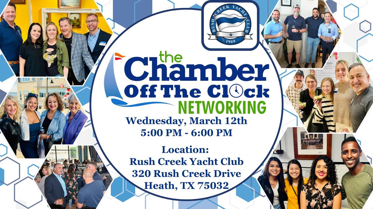 Off the Clock Networking at Rush Creek Yacht Club