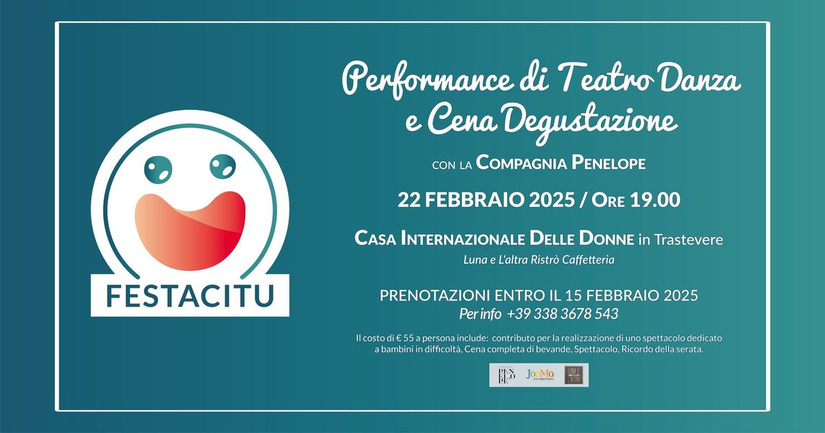 Performance di Teatro Danza e Cena Degustazione