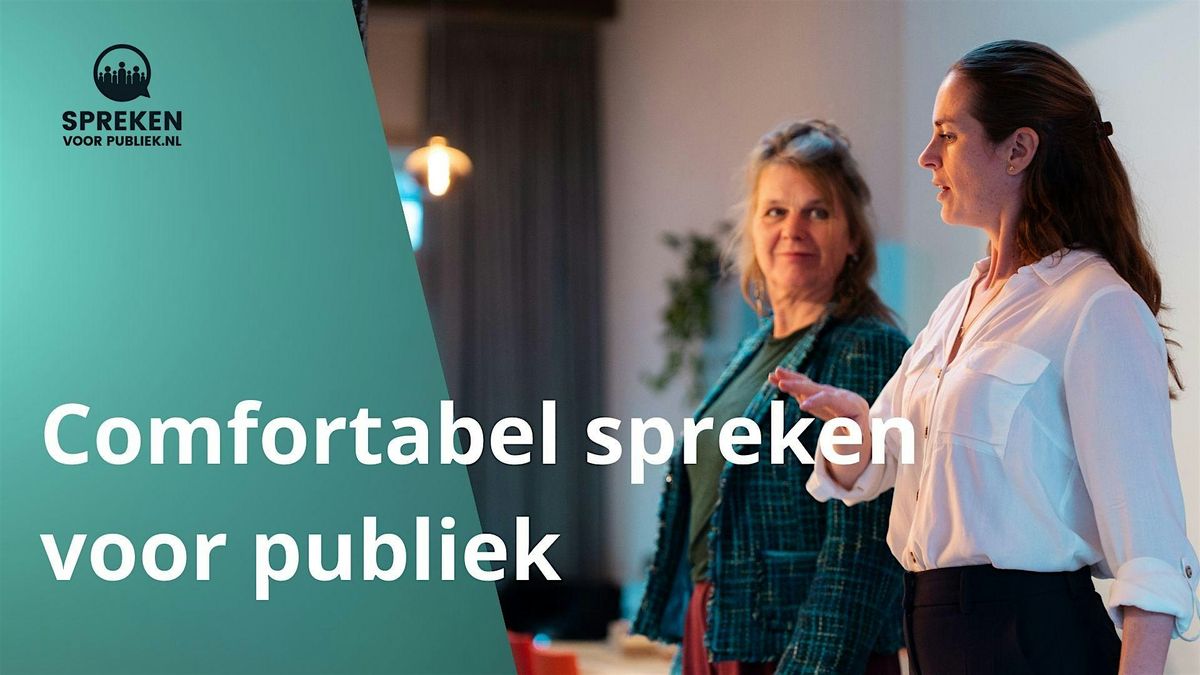 Training - Comfortabel spreken voor publiek