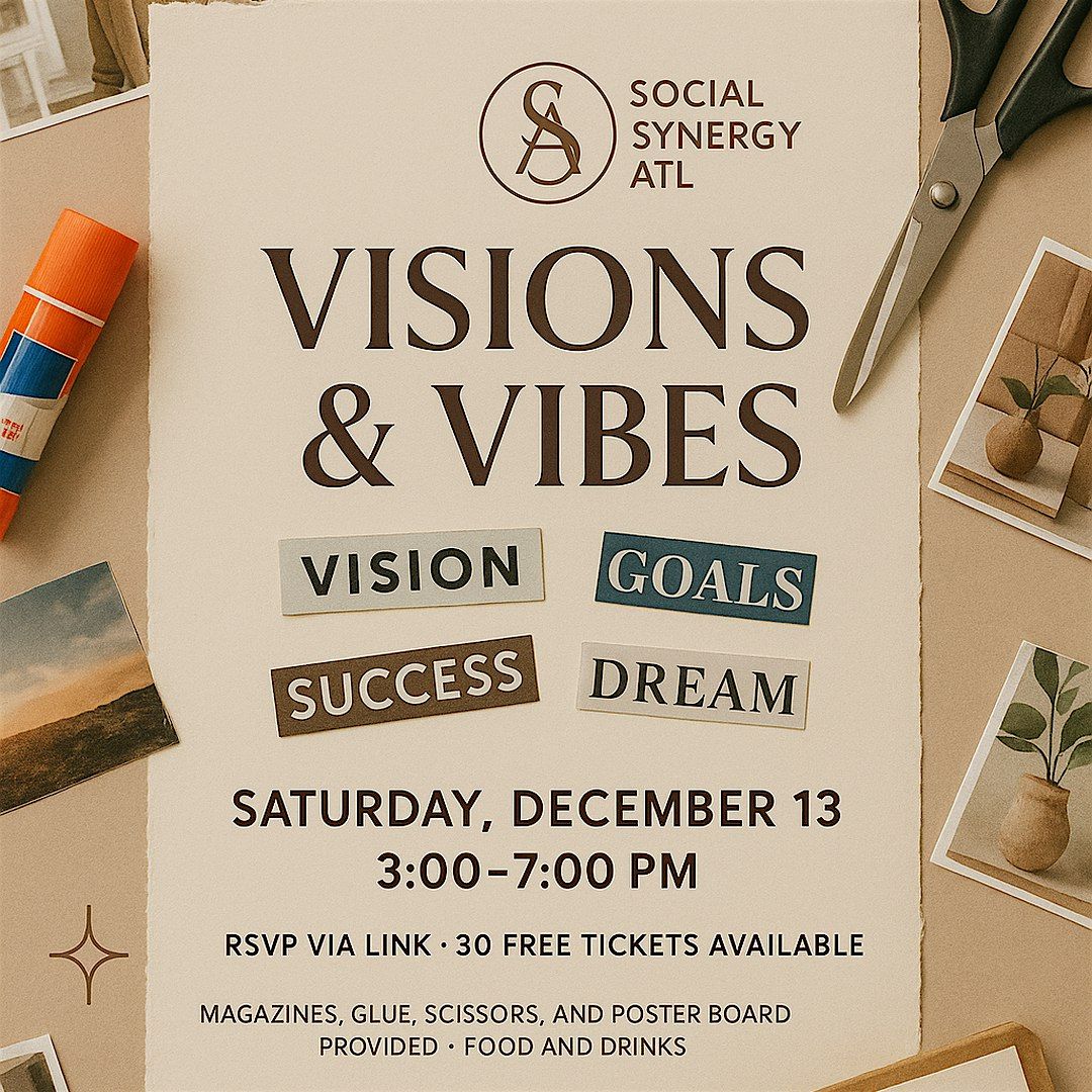 Visions & Vibes Vision Board Party