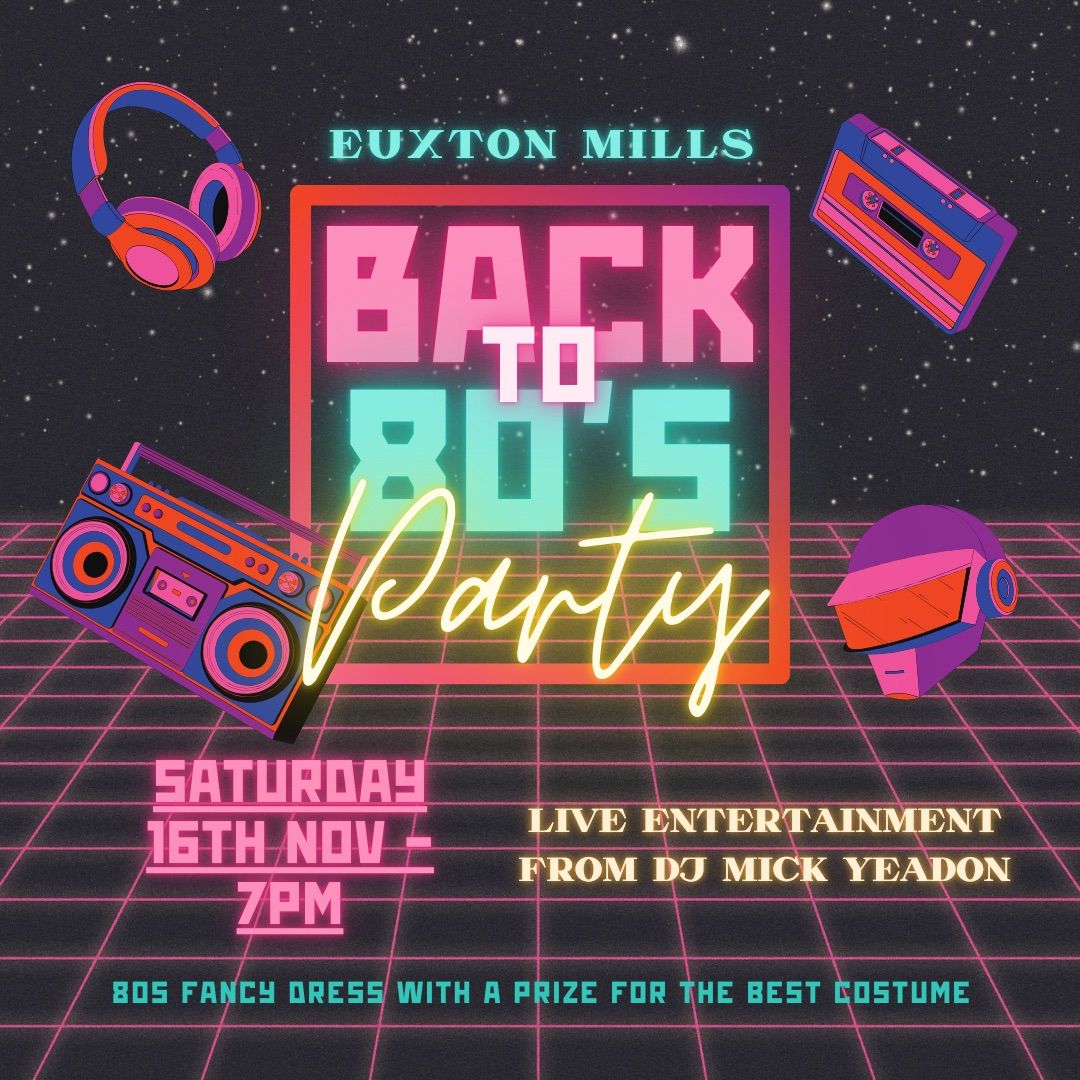 Back to the 80s Fancy Dress Party \ud83d\udd7a\ud83c\udffb 