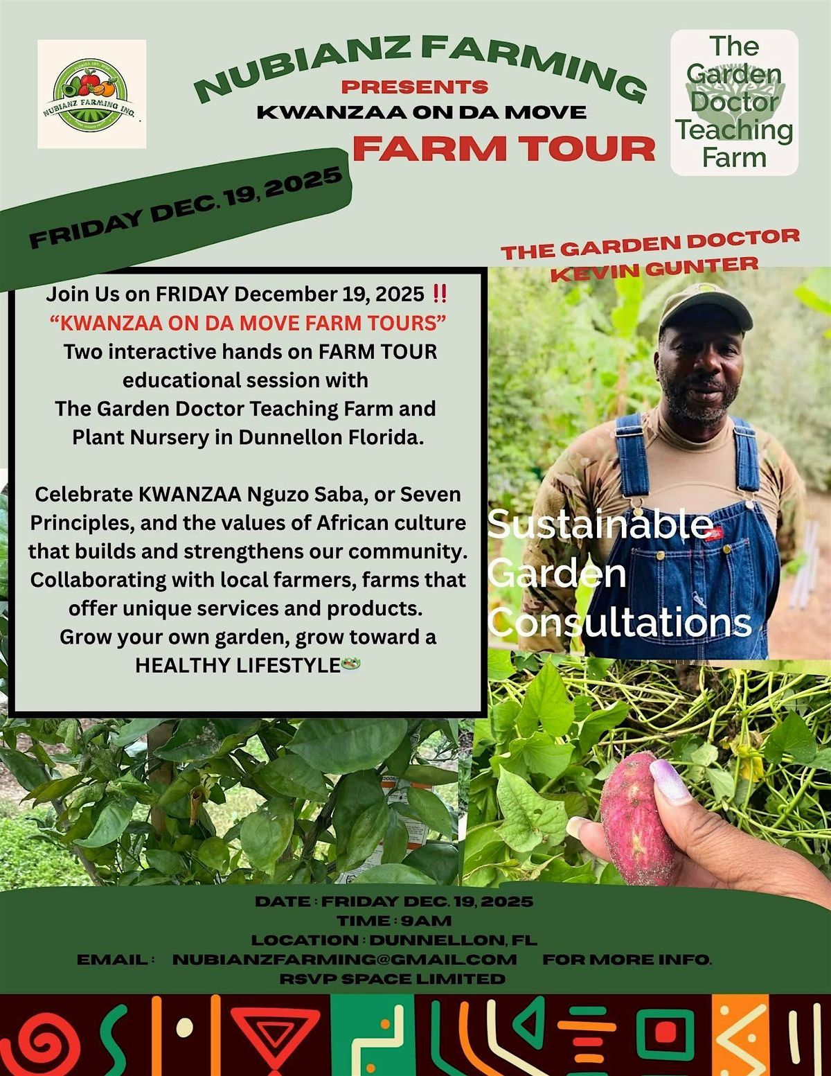 KWANZAA ON DA MOVE FARM TOURS
