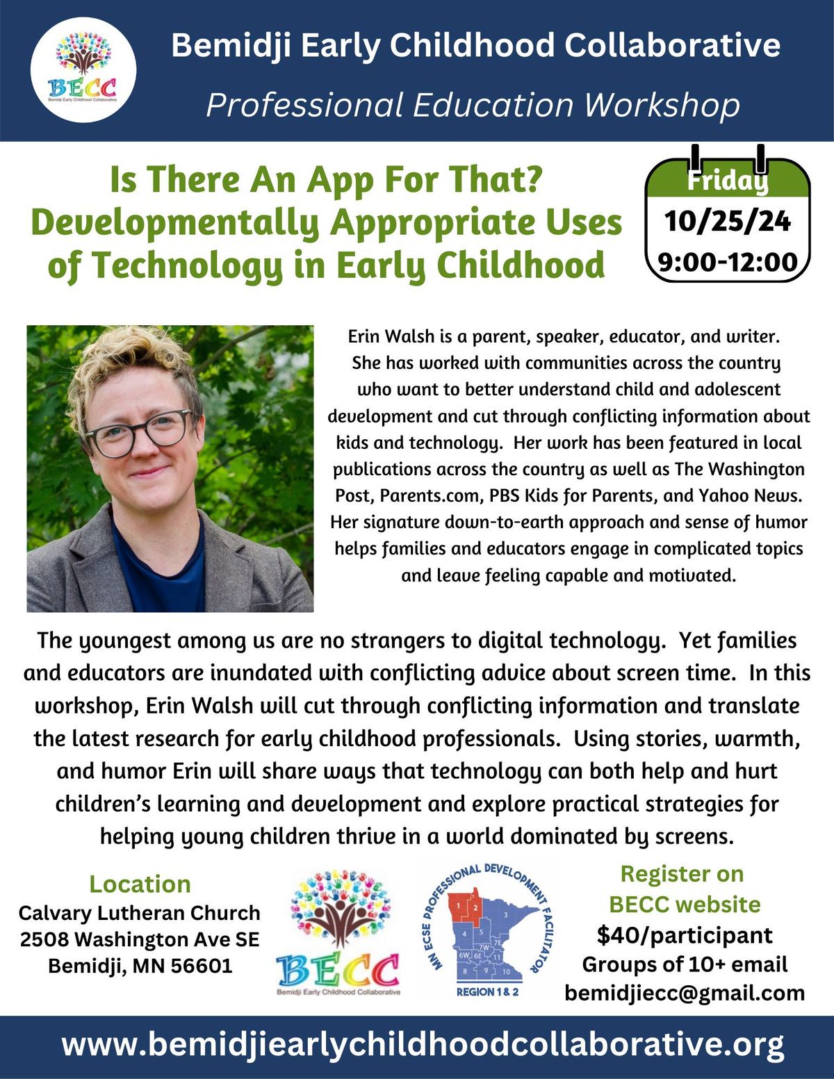 Is there an app for that? Developmentally Appropriate Uses of Technology in Early Childhood