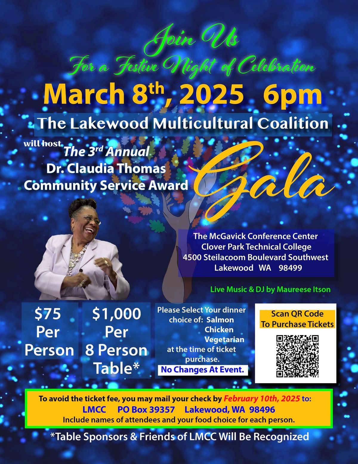 LMCC's 2025 Dr. Claudia Thomas Community Service Award Gala