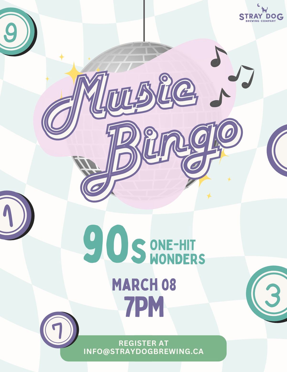 Music Bingo - 90s One Hit Wonders