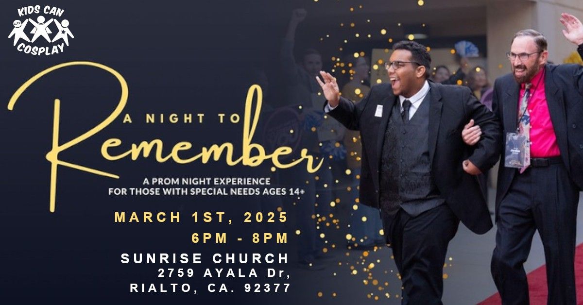 A Night to Remember Special Needs Prom 2025