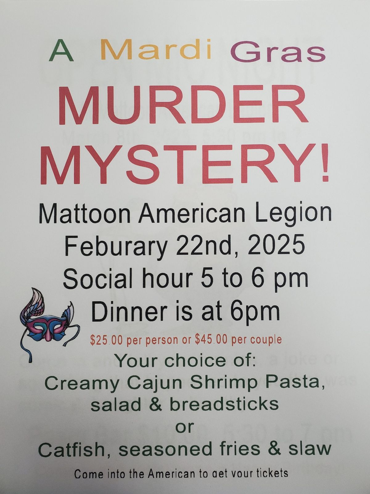 Mardi Gras Murder Mystery