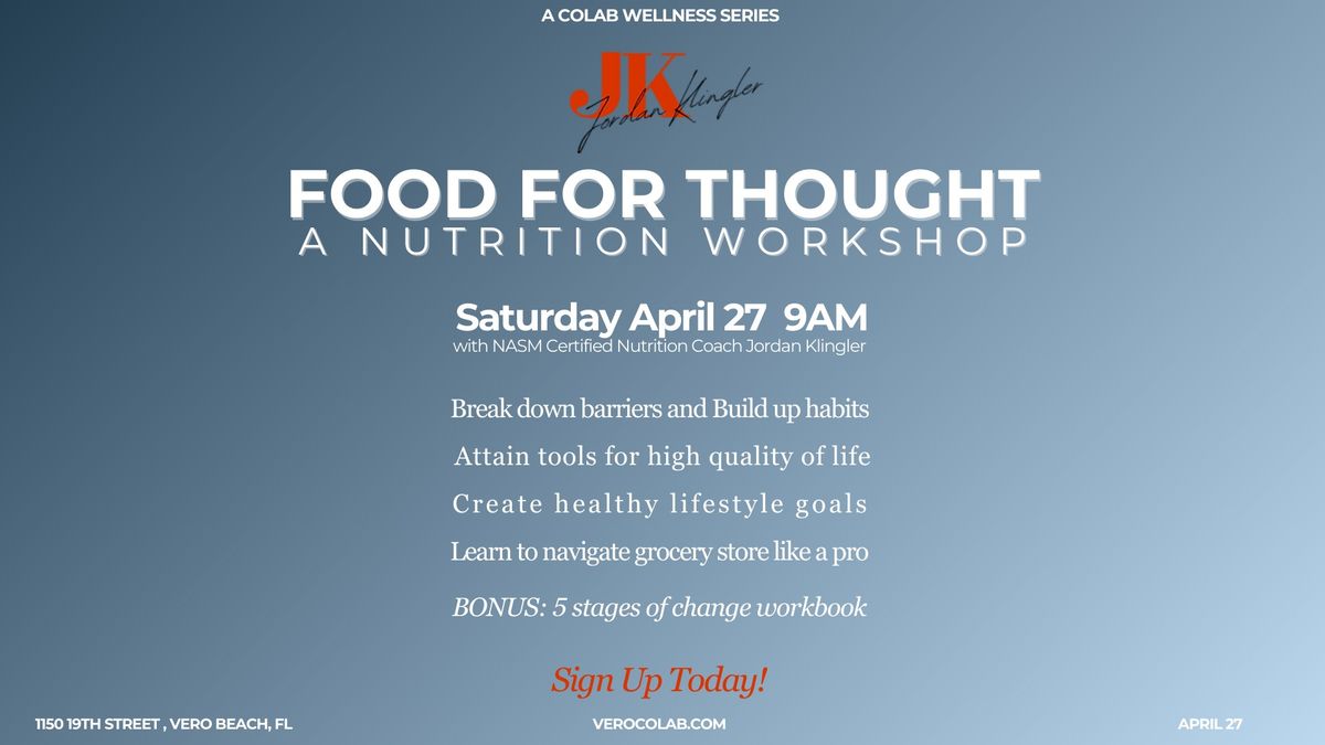 Nutrition Workshop | COLAB Wellness Series