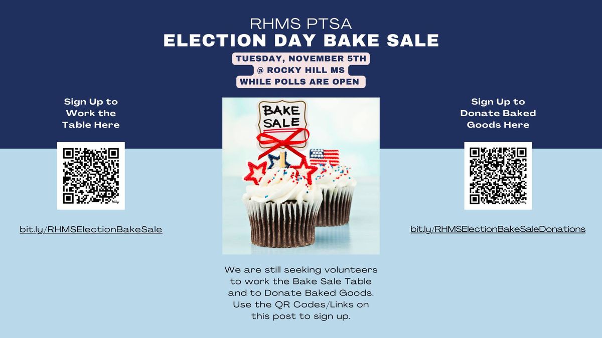 Election Day Bake Sale