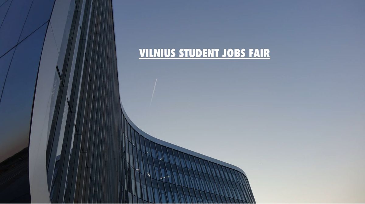 Vilnius Student Jobs Fair