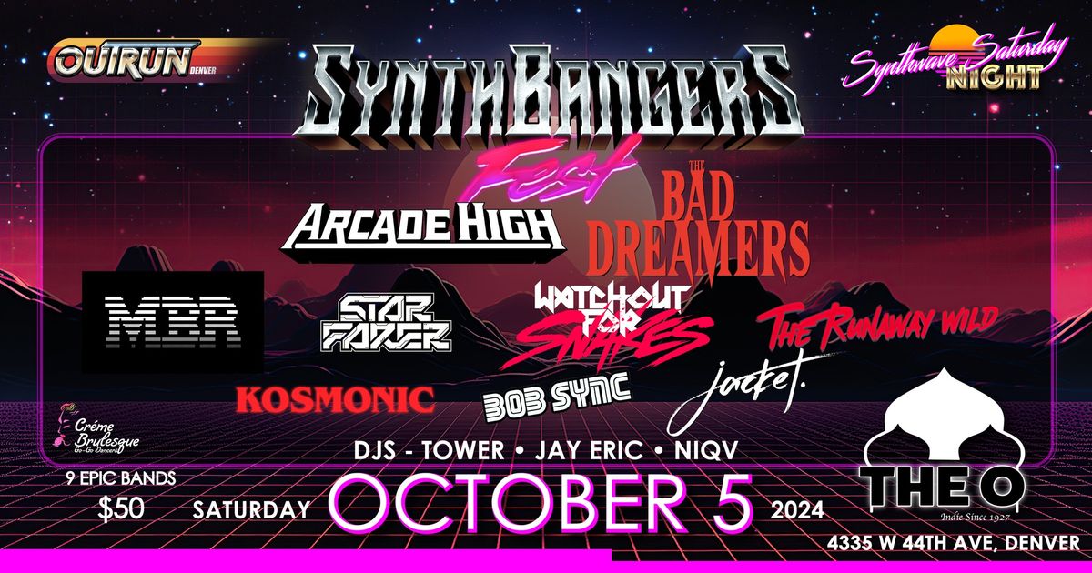 SynthBangers Festival 2024 - 9 Epic Synthwave Bands