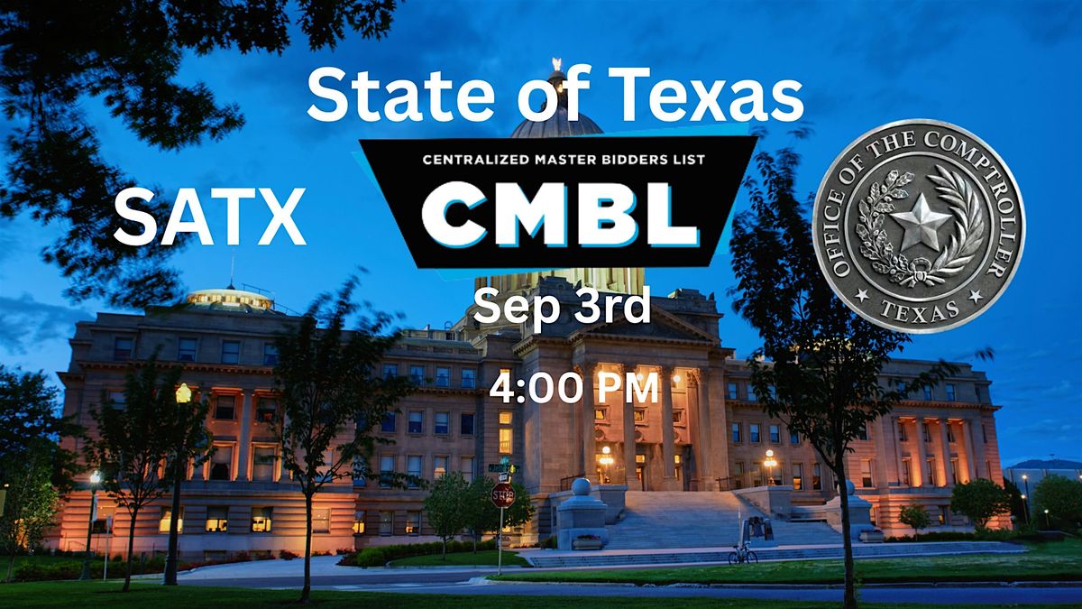 SATX Doing Business w\/ the State of Texas - Centralized Master Bidders List