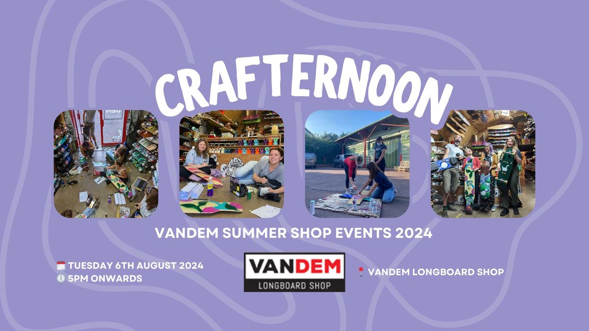 Vandem Crafternoon 2024! - Board Design and Graphics Session
