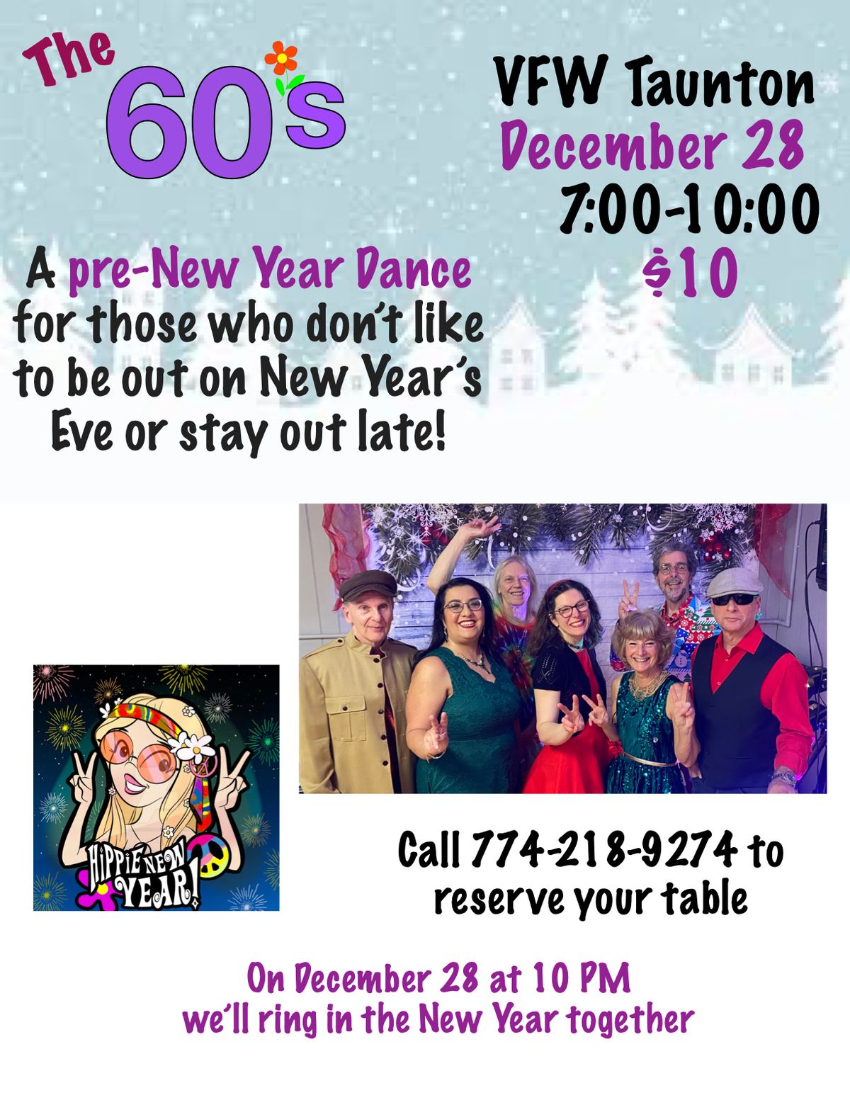 The 60's - Taunton VFW - Dec 28, 2025