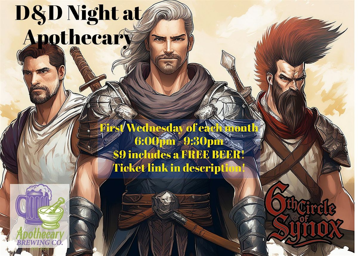 D&D Night at Apothecary Brewing
