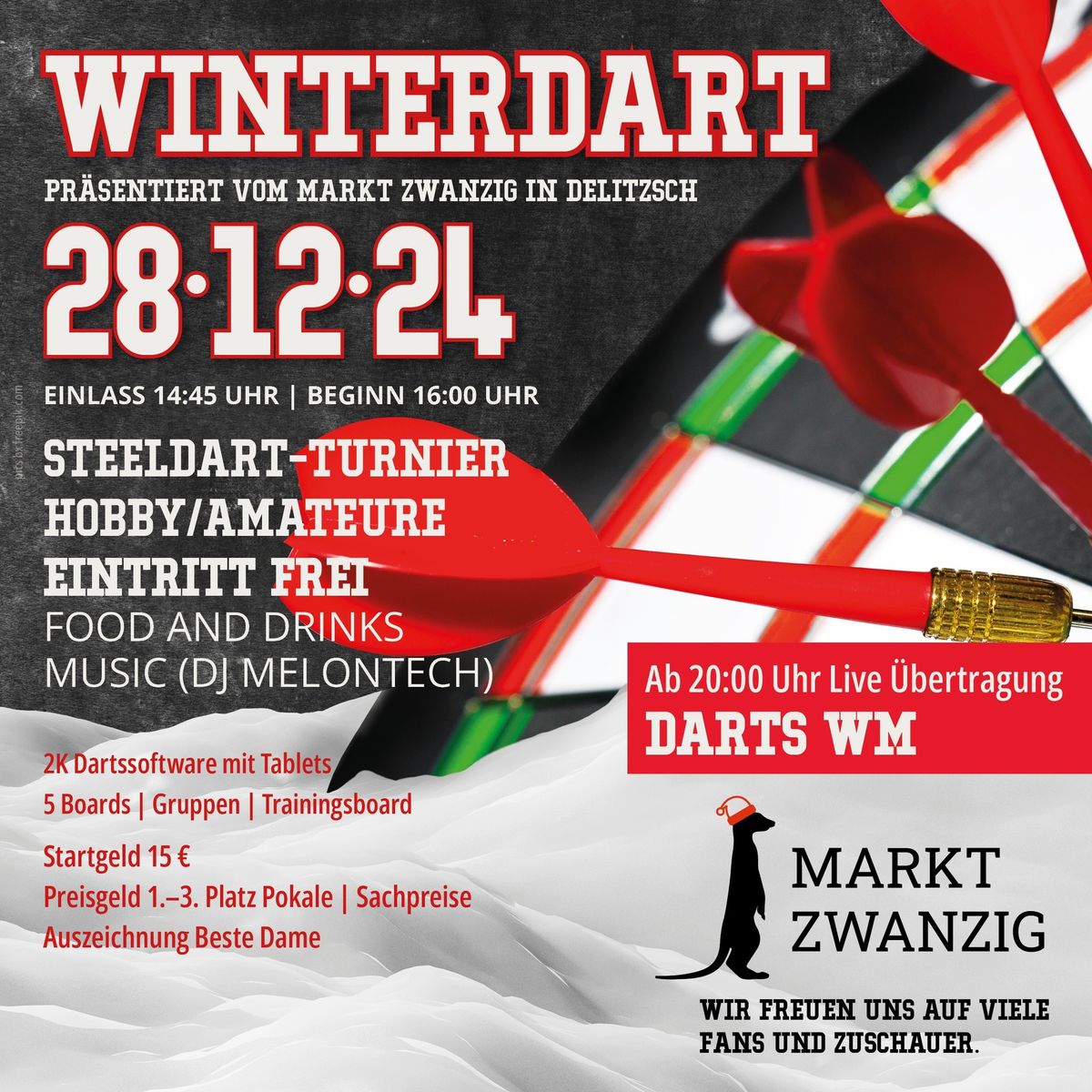 Winterdart - Steeldartturnier - 28.12.2024