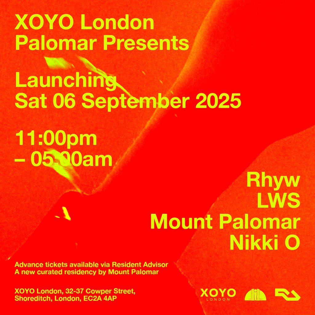 Palomar Presents: Rhyw \/ LWS \/ Mount Palomar \/ Nikki O