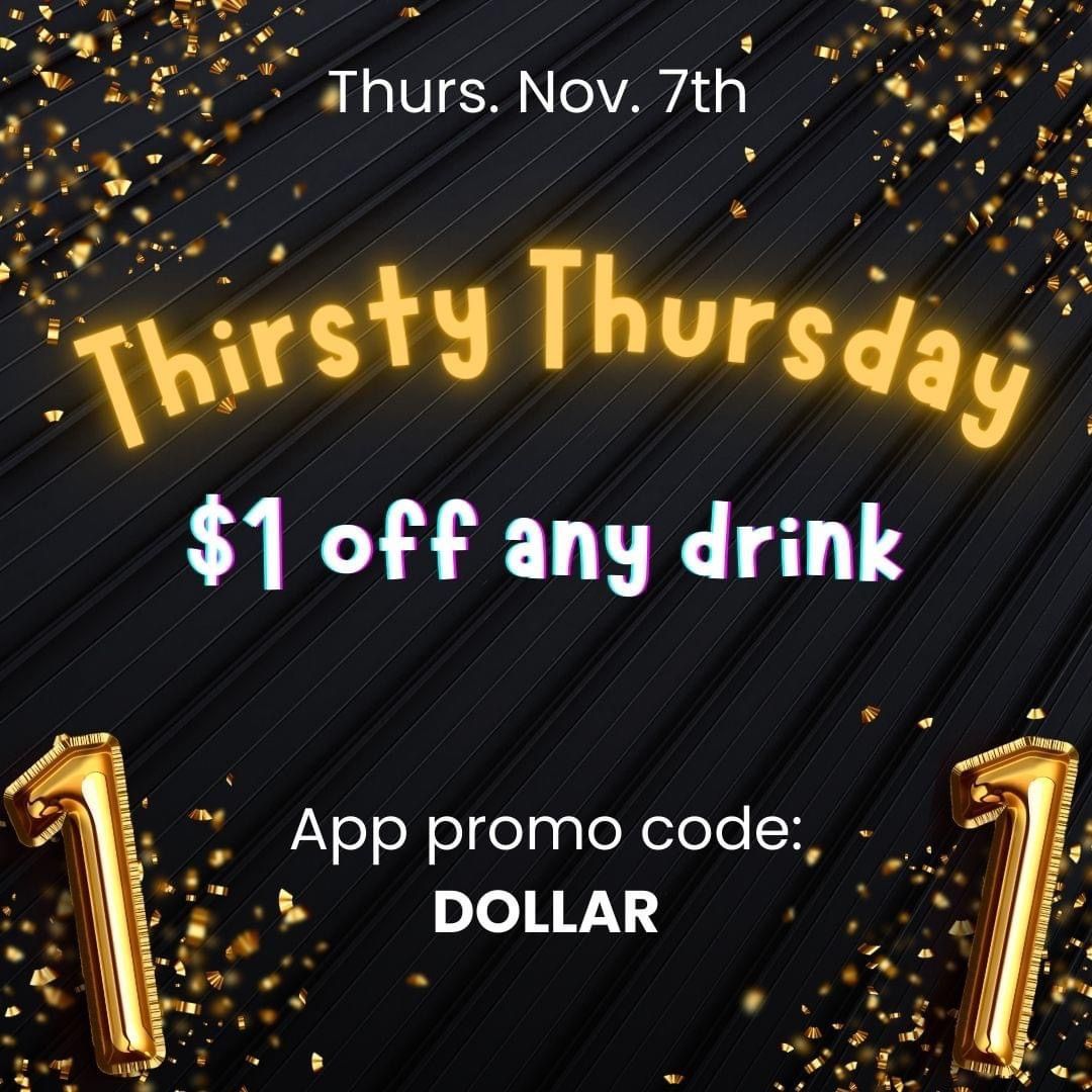 $1 off any drink