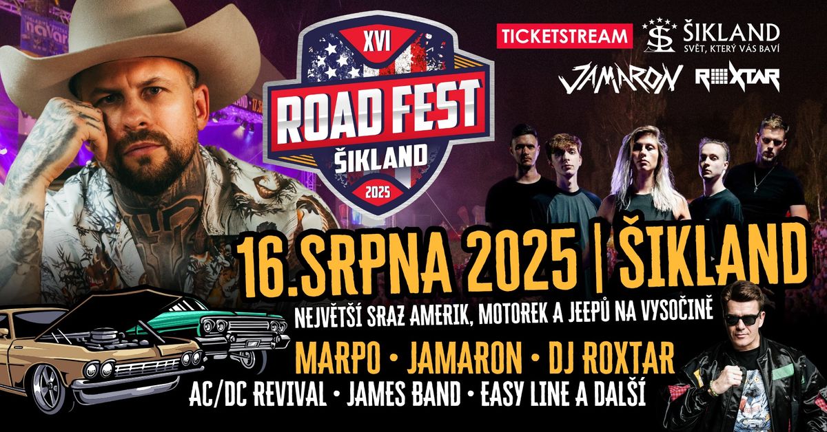 Road Fest \u0160ikland 2025 - nejv\u011bt\u0161\u00ed sraz amerik, truck\u016f a Jeep\u016f v srdci Vyso\u010diny.