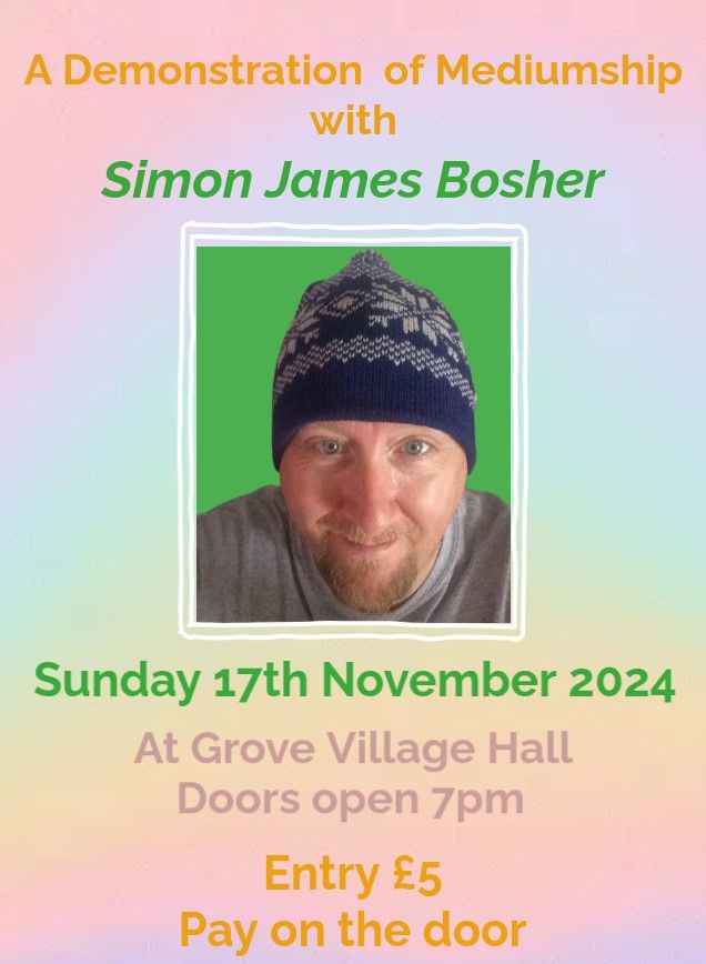 Energy & Empathy presents: A demonstration of Mediumship with Simon James Bosher