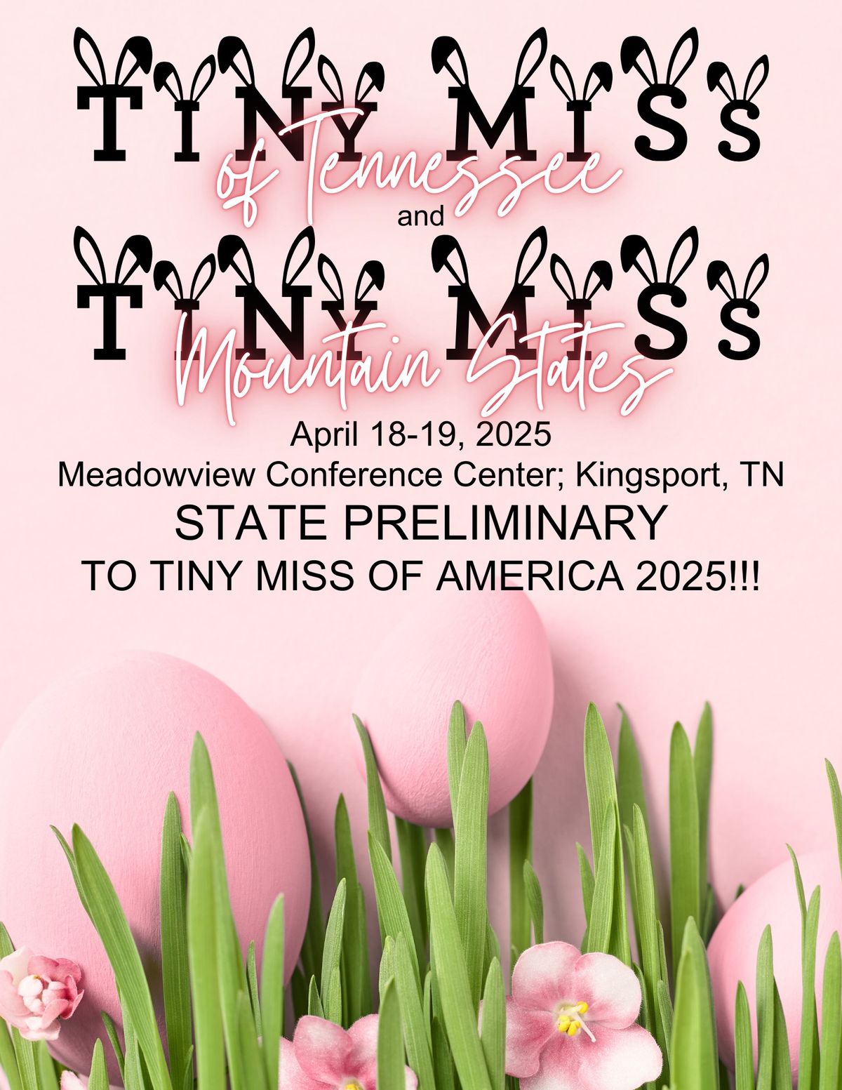 Tiny Miss of Tennessee\/Mountain States 2025 OPEN State Pageant