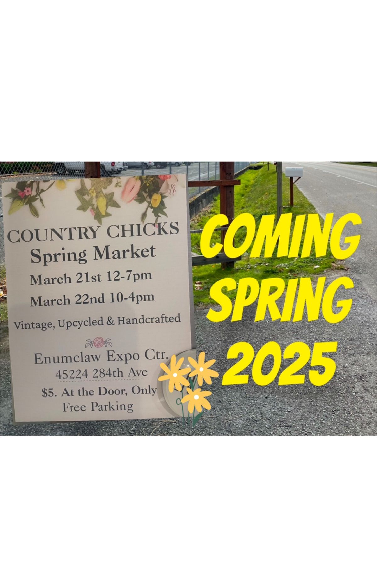 COUNTRY CHICKS SPRING MARKET IN ENUMCLAW