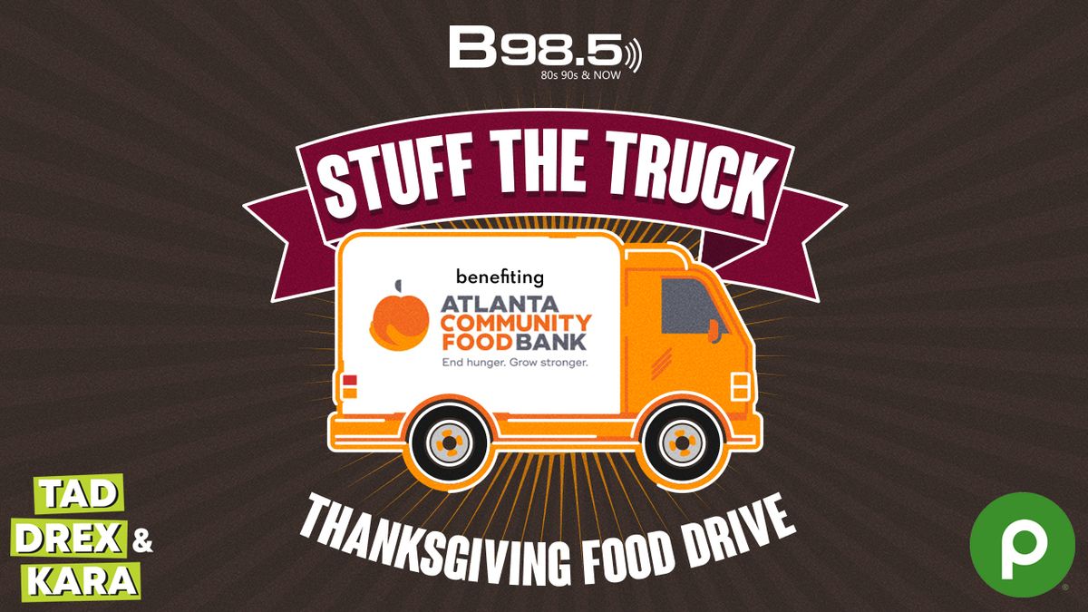 Tad, Drex & Kara Stuff the Truck Thanksgiving Food Drive 2024