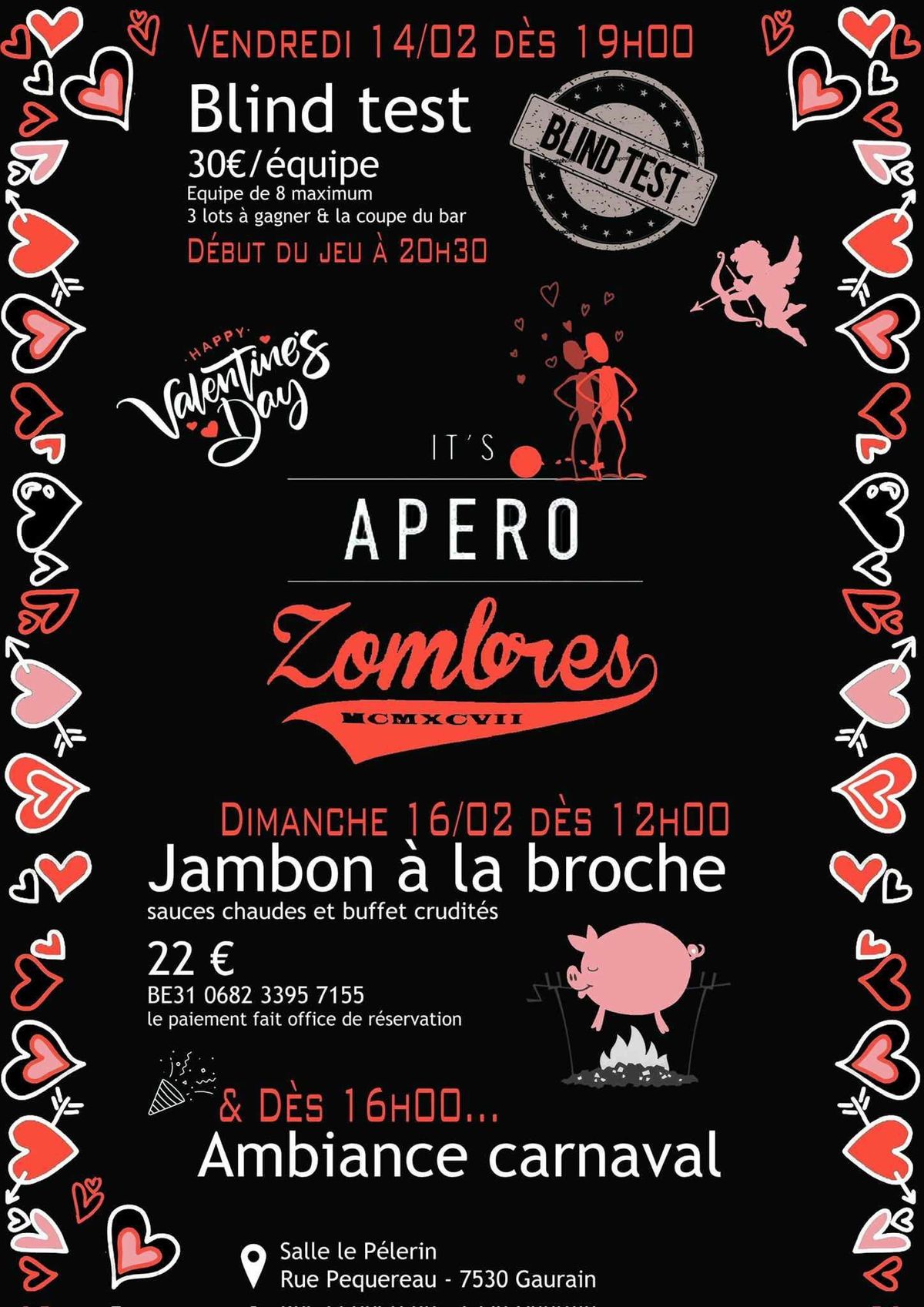 Repas et Ap\u00e9ro des Zombr\u00e9s 